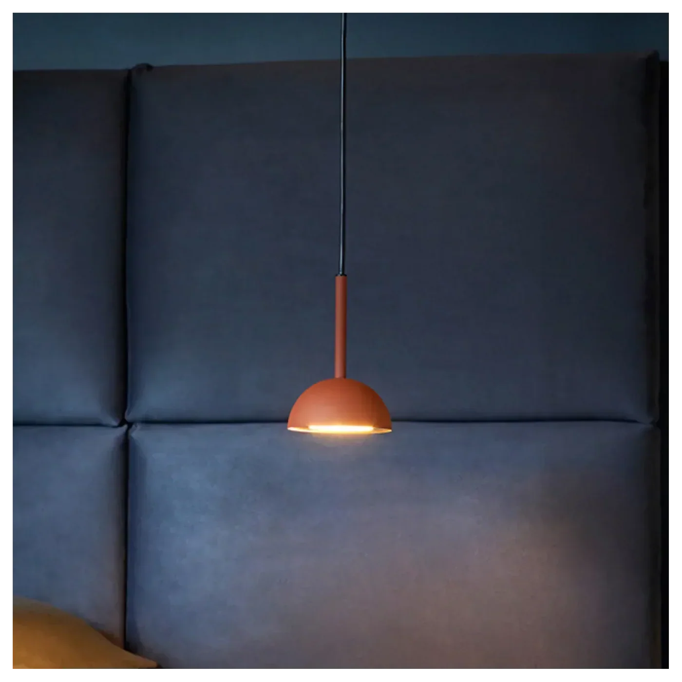 Lampa wisząca minimalistyczna czarna lampa sufitowa LED