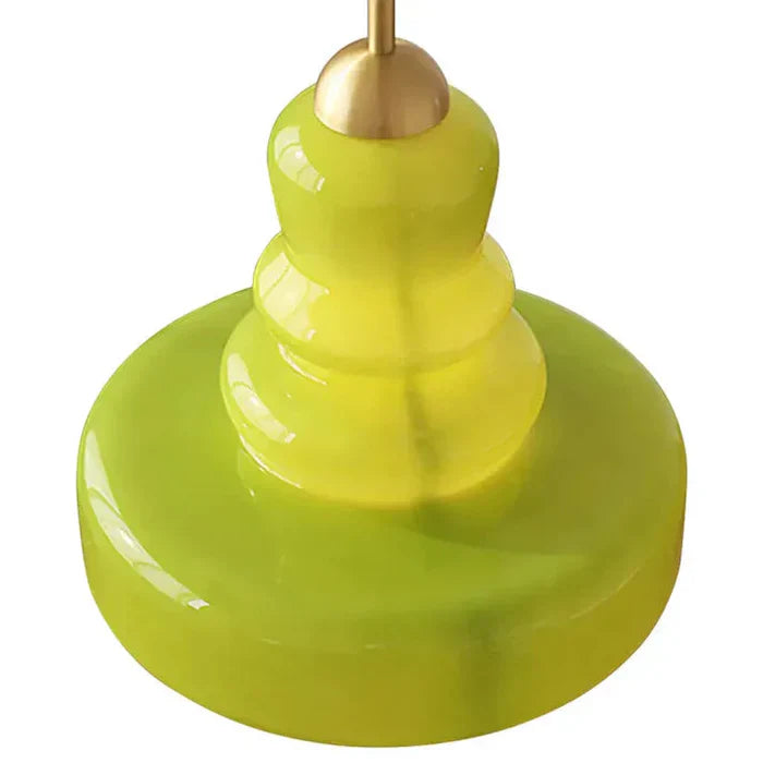 Designerska Lampa Wisząca z Mlecznego Szkła Bauhaus