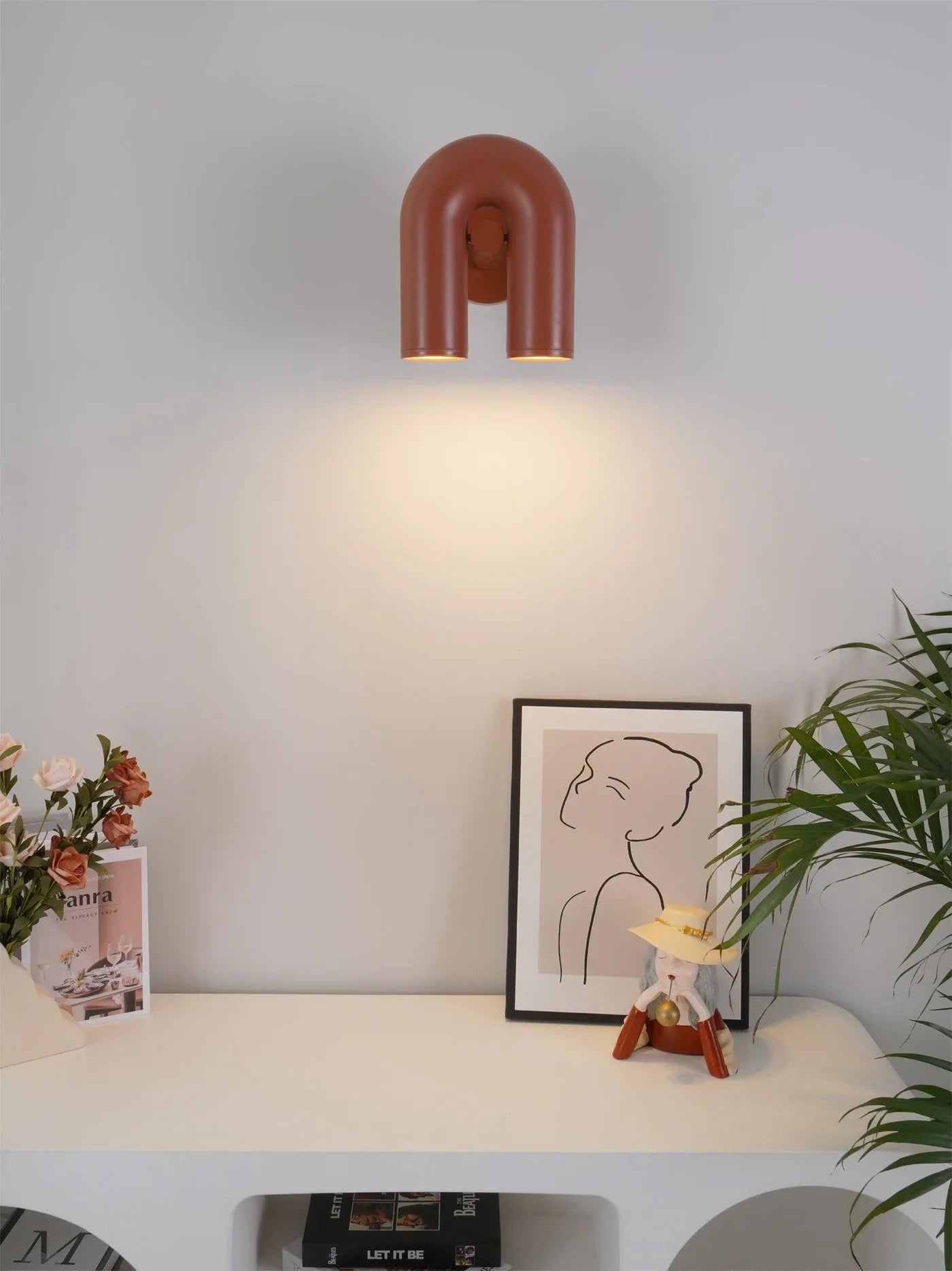 Nowoczesna Lampa Ścienna LED w Kształcie Łuku