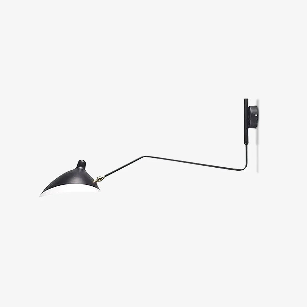 Designerska lampa ścienna z podwójnym ramieniem – regulowana lampa kinkietowa do salonu, biura lub sypialni
