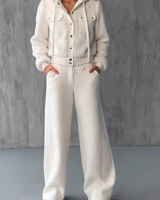 Lisette - Lambswool Bluza Dwuczęściowy komplet