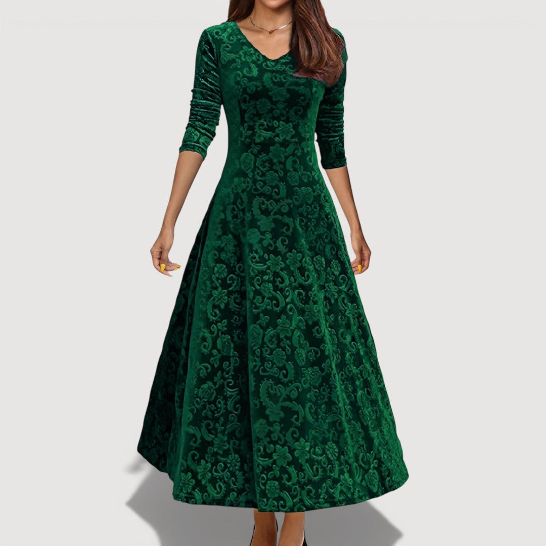 Galina – Aksamitna sukienka elegancka