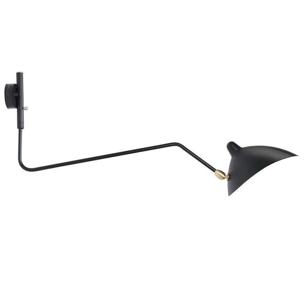 Designerska lampa ścienna z podwójnym ramieniem – regulowana lampa kinkietowa do salonu, biura lub sypialni