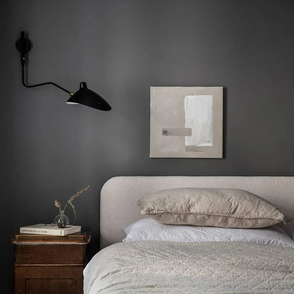 Designerska lampa ścienna z podwójnym ramieniem – regulowana lampa kinkietowa do salonu, biura lub sypialni