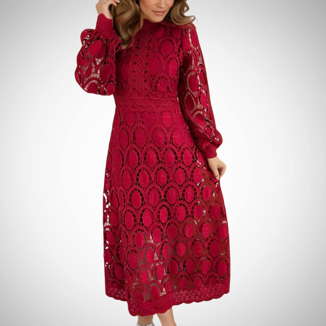 Veronika | Eleganckie koronkowe sukienki maxi