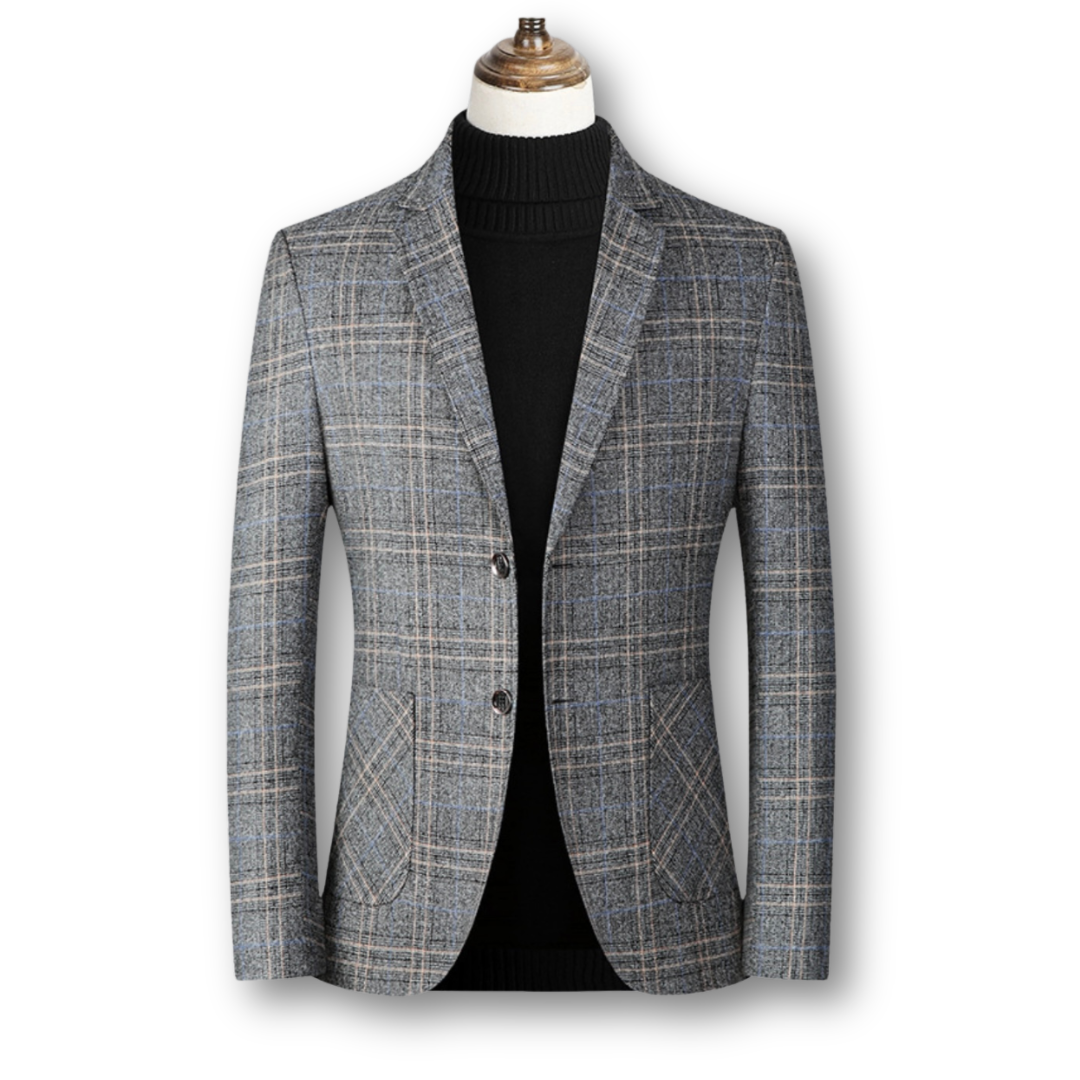 Orien – Elegancka marynarka z tkaniny tessuto scozzese