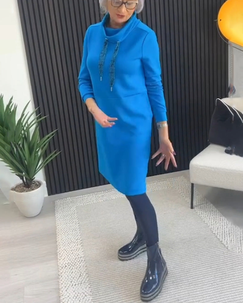 Florine - Bawełniana Sukienka Sweterkowa