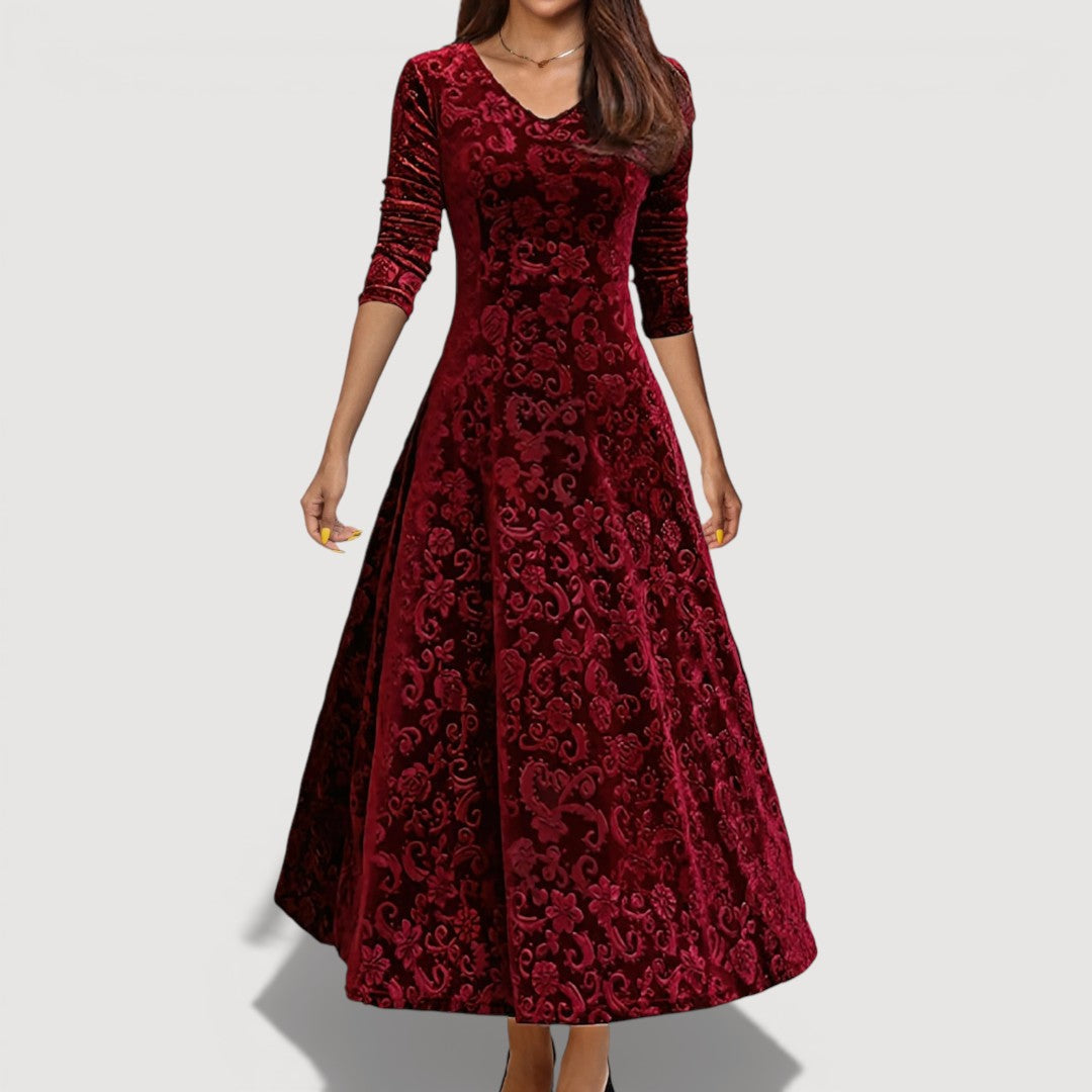 Galina – Aksamitna sukienka elegancka