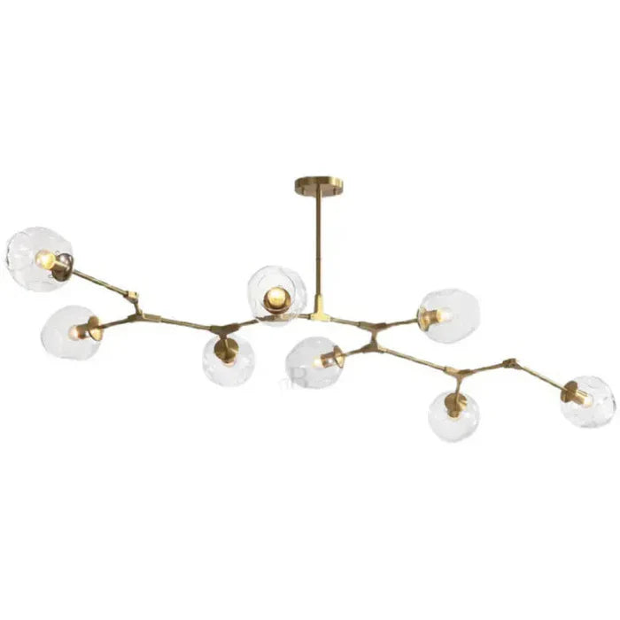 Designerski żyrandol molekularny 8-ramienny – nowoczesna lampa sufitowa LED