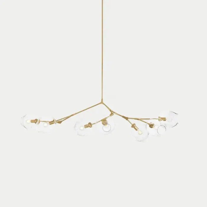 Designerski żyrandol molekularny 8-ramienny – nowoczesna lampa sufitowa LED