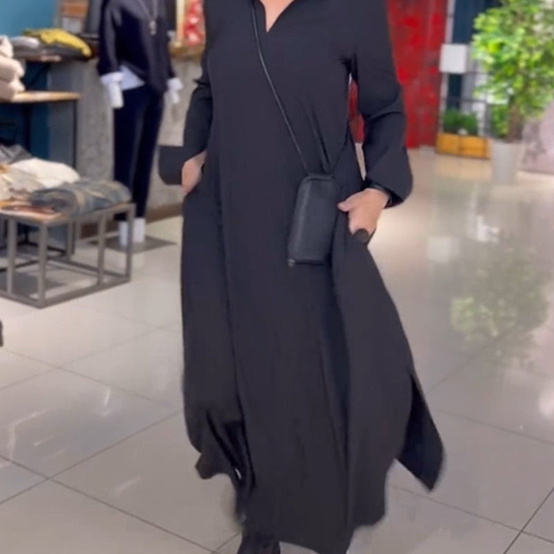 Evite - Długa miękka sukienka ze stretchem