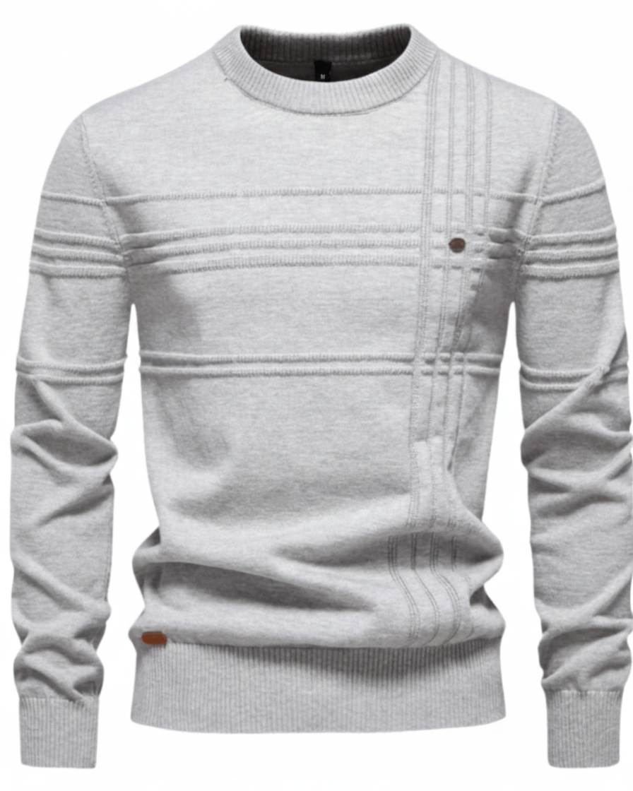 Gairos – Elegancki sweter w kratę