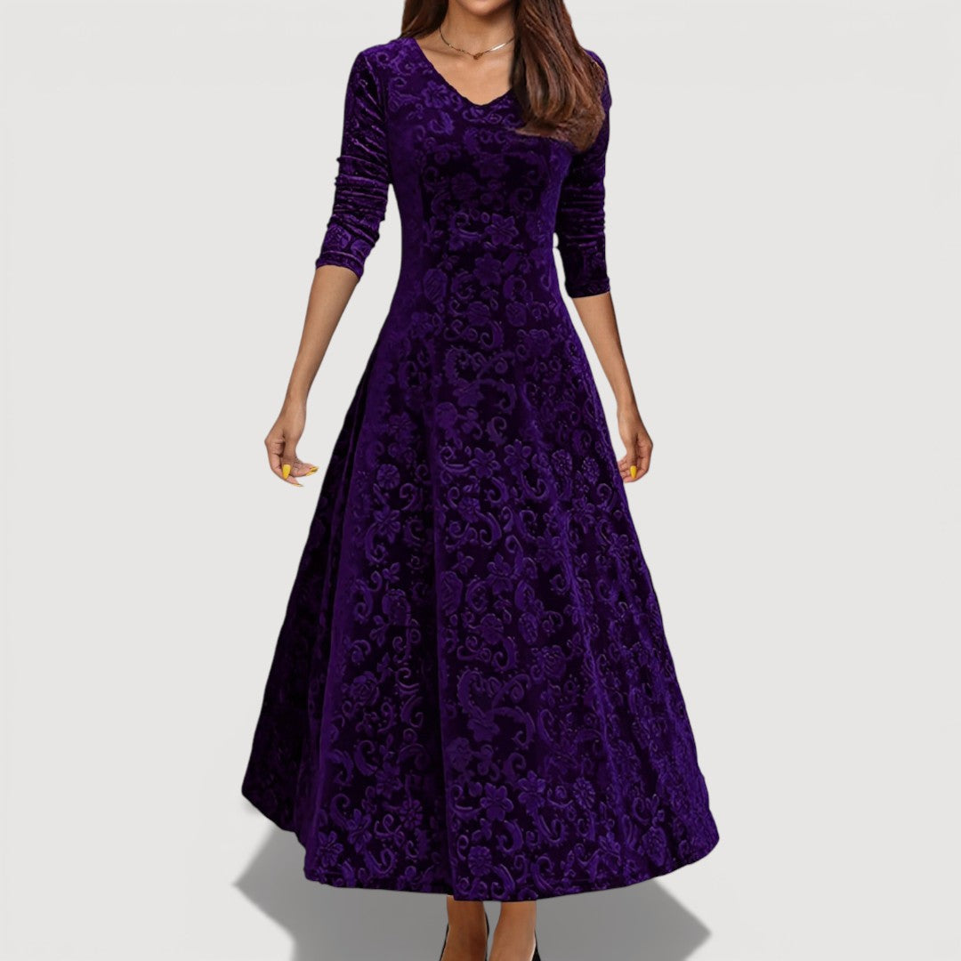 Galina – Aksamitna sukienka elegancka