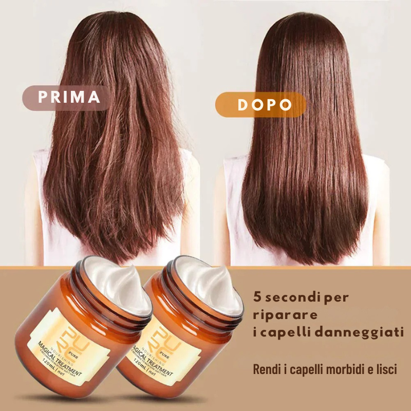 Natychmiastowa maska regenerująca z keratyną do włosów