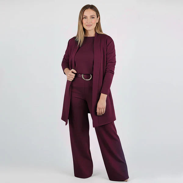 Dariana – Elegancki komplet 3-częściowy ze stretchem
