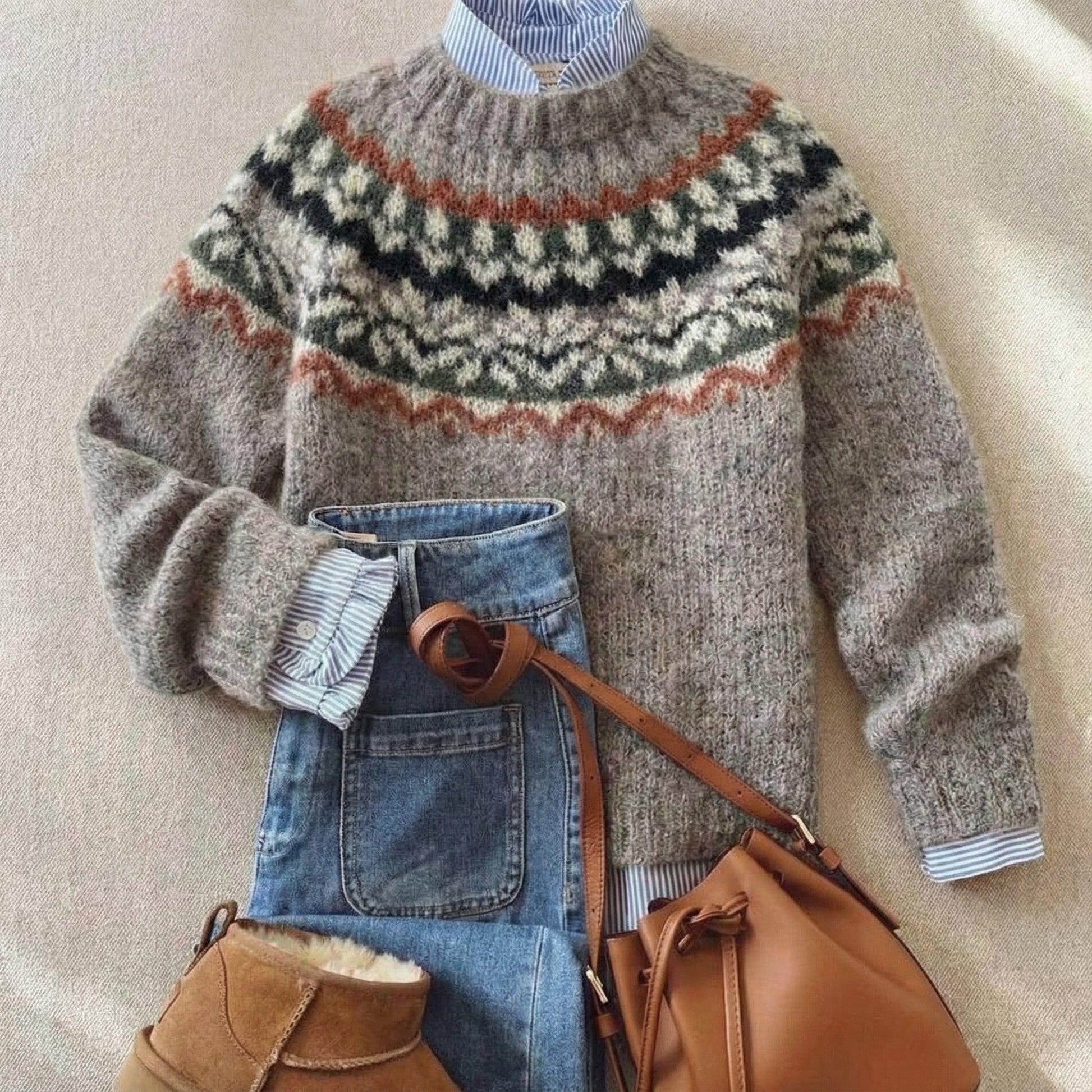 Yserine – Sweter Heritage Nordic Knit