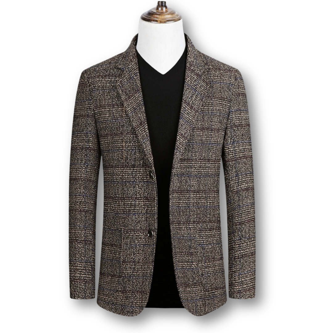 Orien – Elegancka marynarka z tkaniny tessuto scozzese