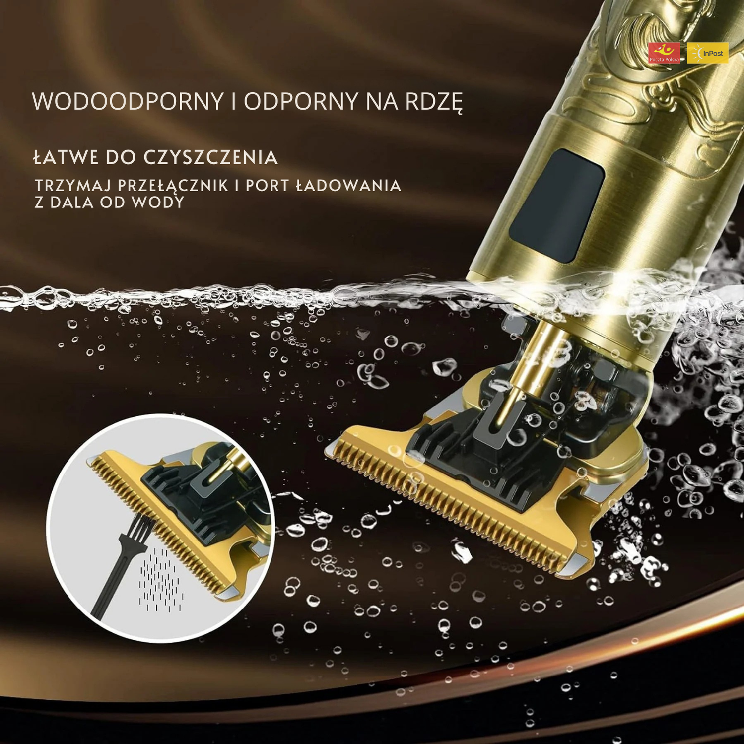 Precyzyjna maszynka do strzyżenia z wbudowanym wyświetlaczem cyfrowym