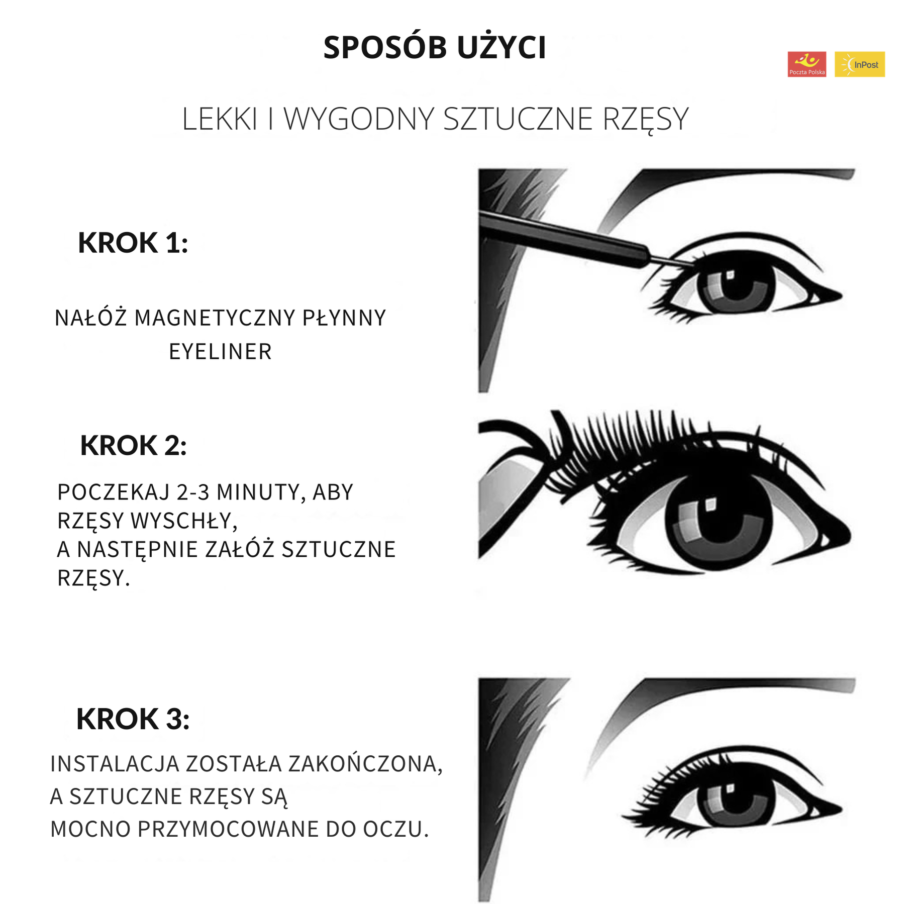 Ultra-utrwalające rzęsy magnetyczne