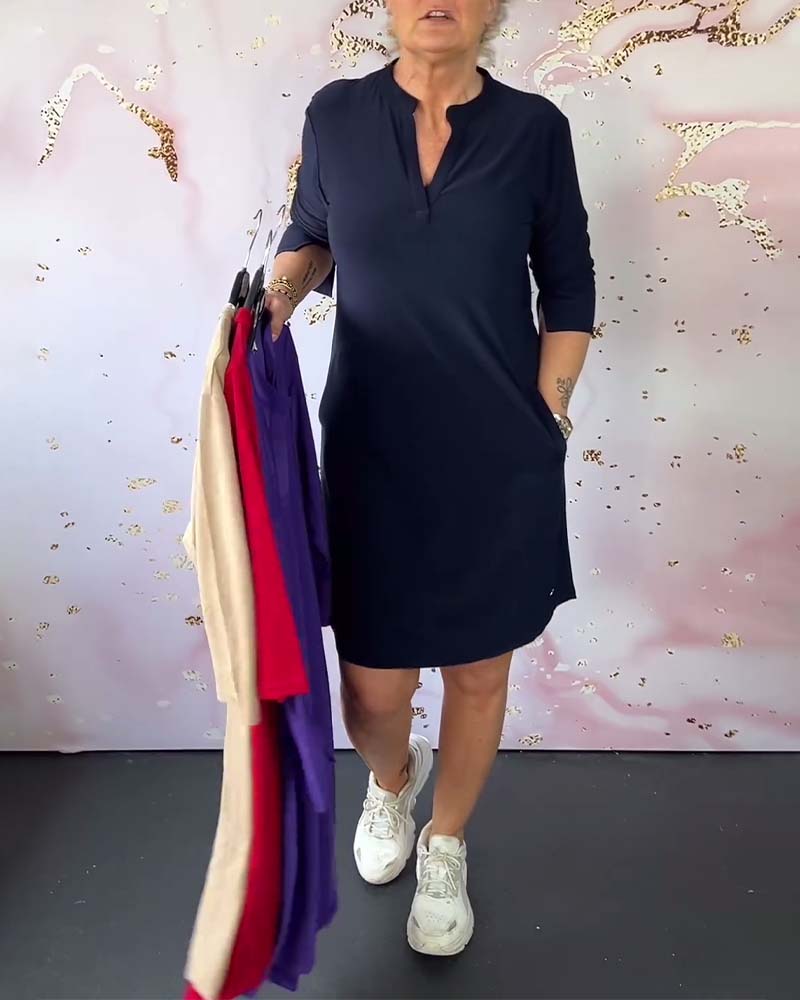 Danuta – Stylowy sweter z dekoltem w serek