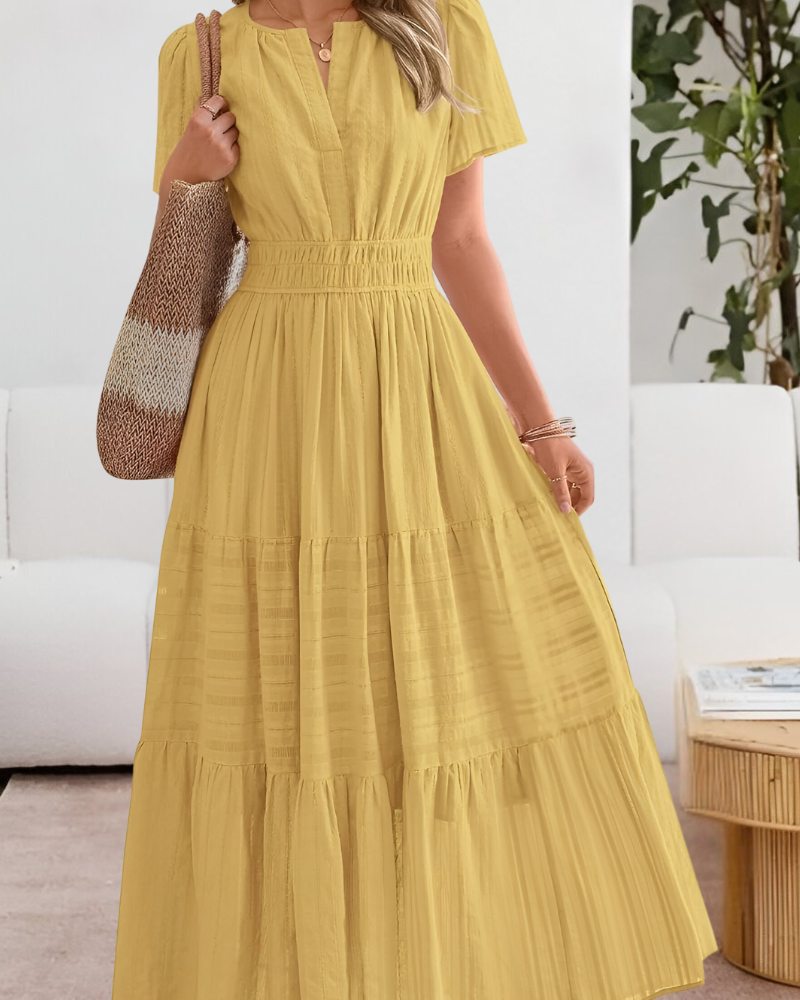 Zielena – Zwiewna sukienka boho na lato