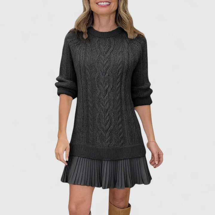 Ashlyndora | Elegancka Sukienka Swetrowa