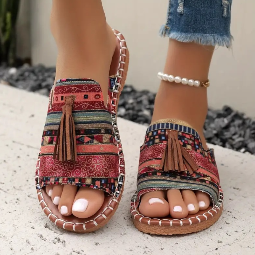 Kaliora – Boho sandały z ortopedycznym wsparciem