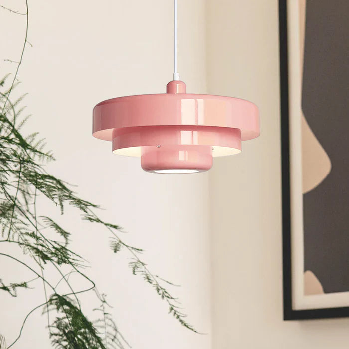 Designerska lampa wisząca LED o nowoczesnym geometrycznym kształcie
