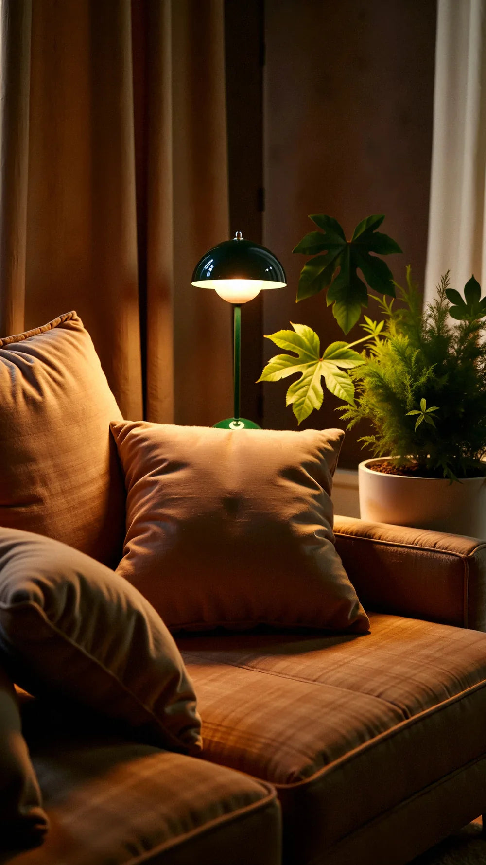 Bezprzewodowa lampa stołowa o minimalistycznym designie