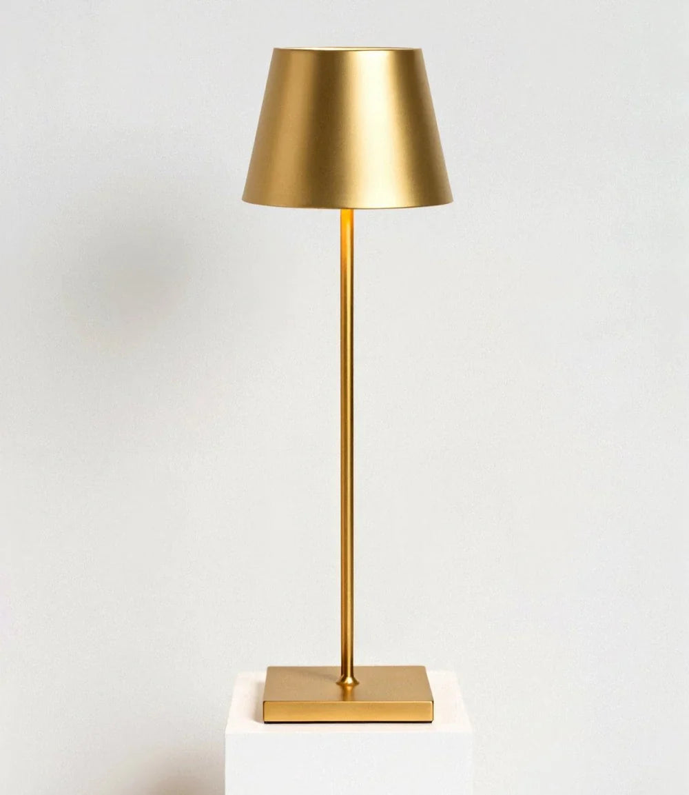 Nowoczesna lampa stołowa LED z dotykowym włącznikiem