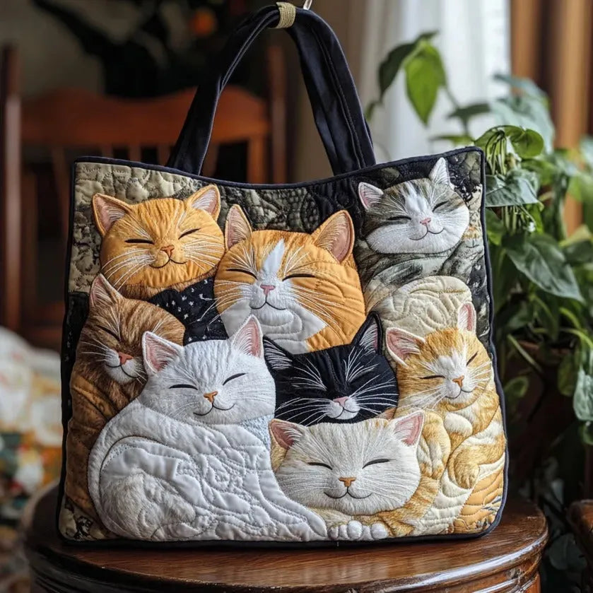 Torba Artisanal Matelassé - Uśpione Kociątka