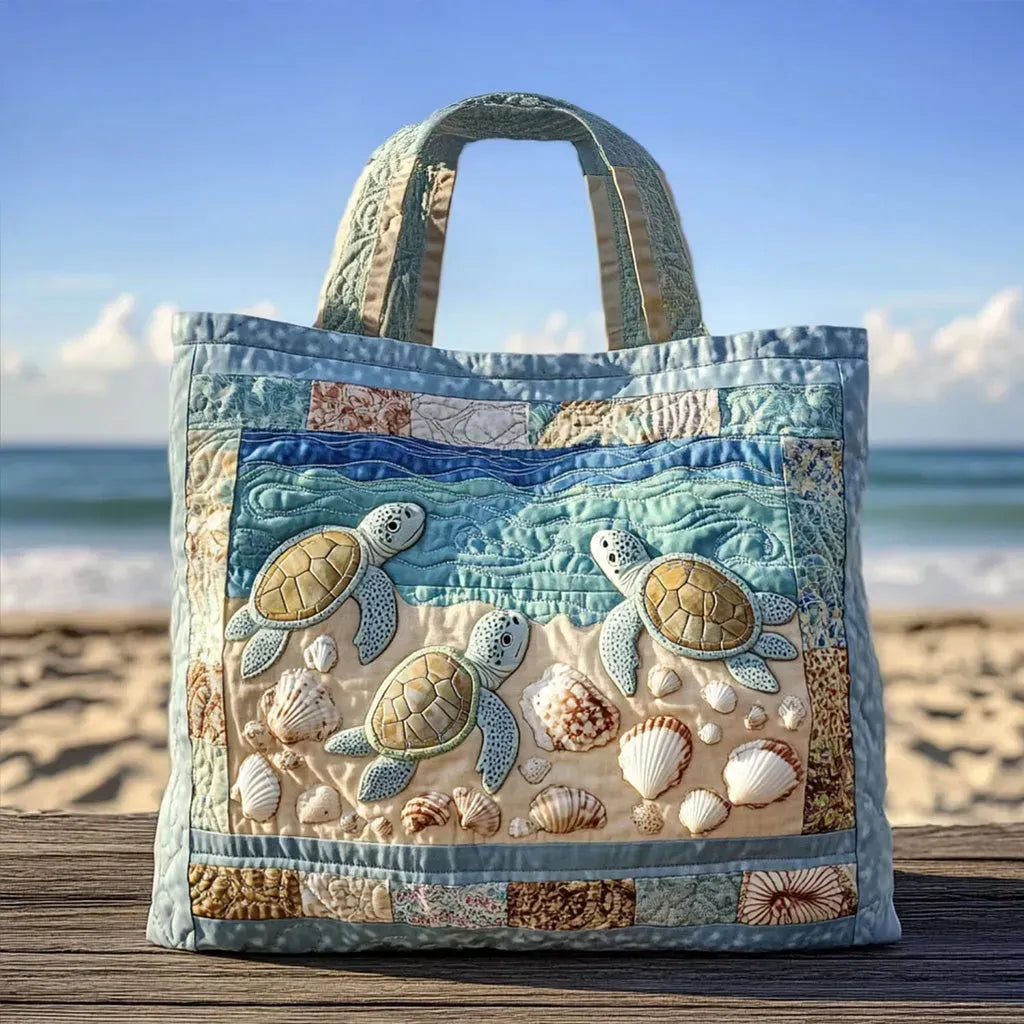 Torba Artisanal Matelassé - Żółwie Morskie