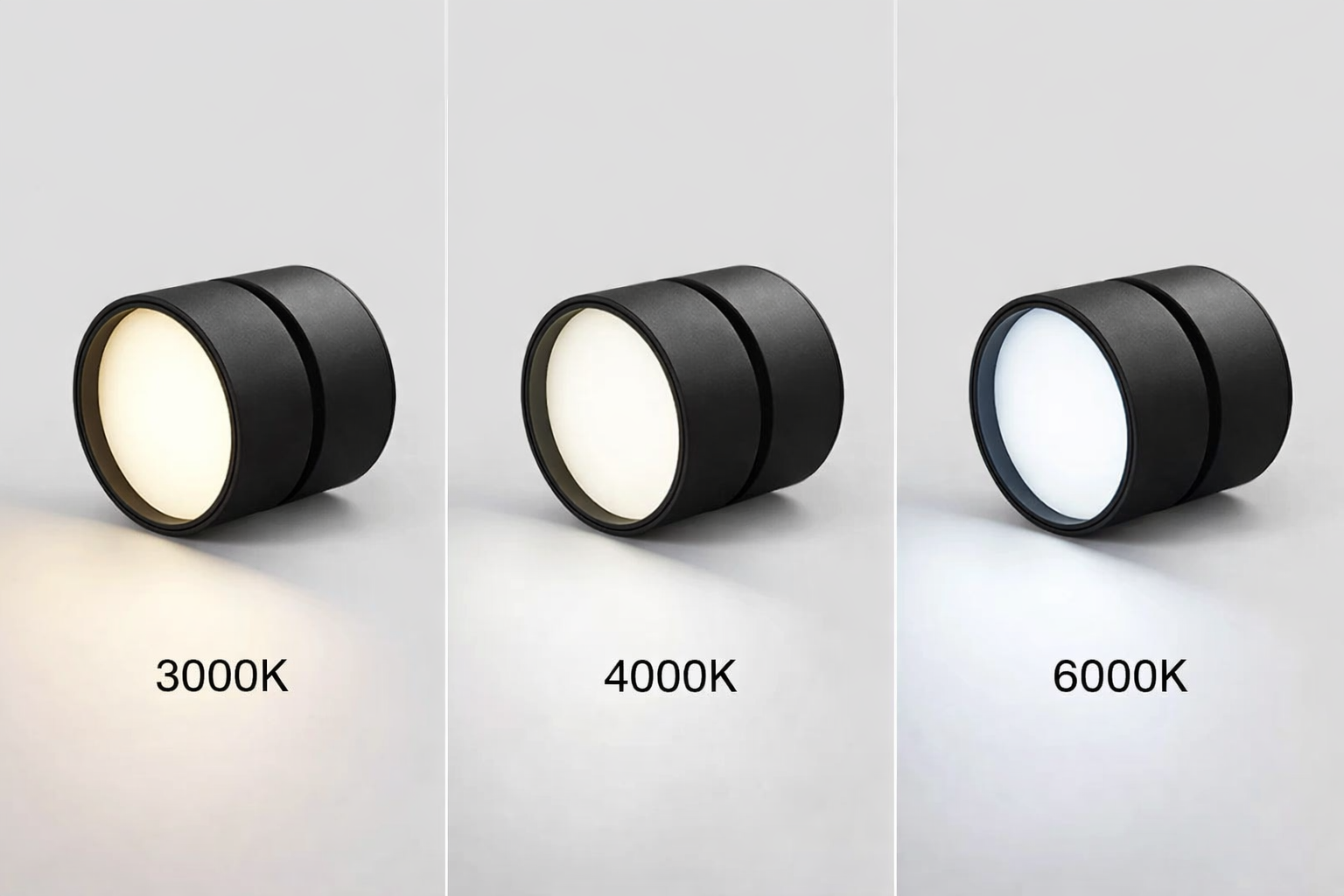 Nowoczesna regulowana lampka sufitowa LED