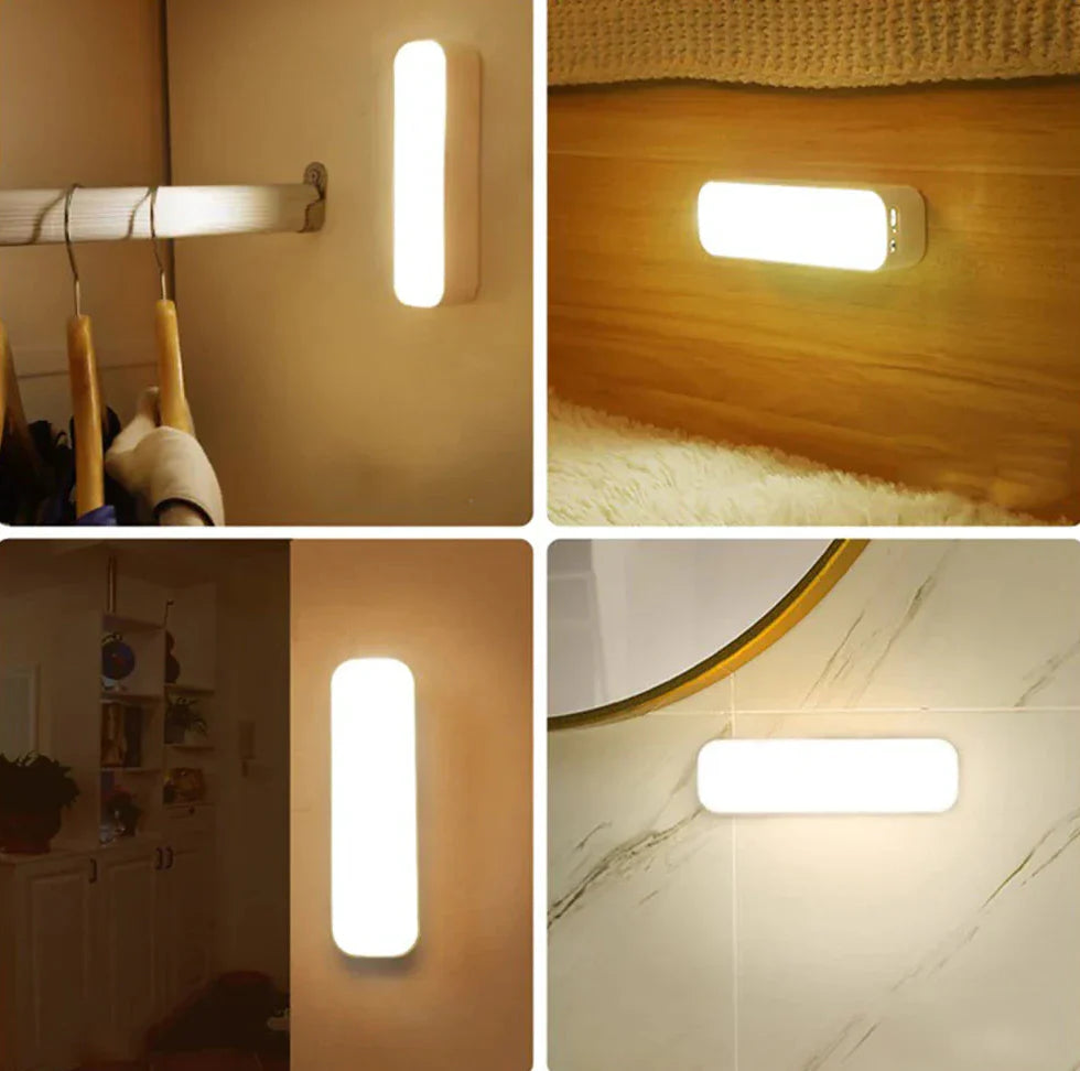 Bezprzewodowa Lampa Ścienna LED Z Czujnikiem Ruchu Do Szafy I Korytarza