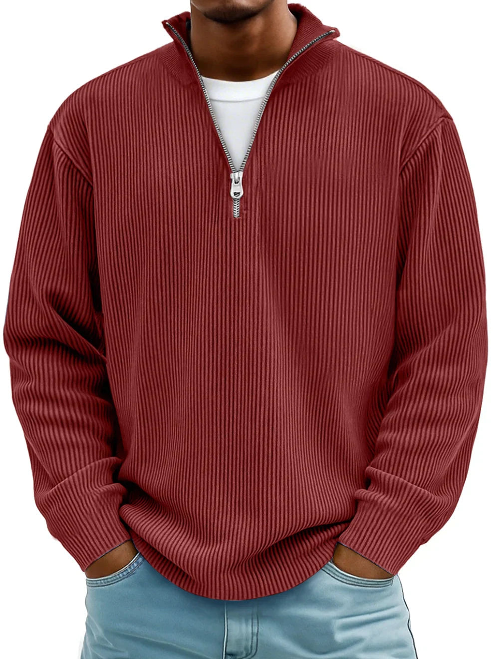 Daryon – Stylowy sweter z zamkiem