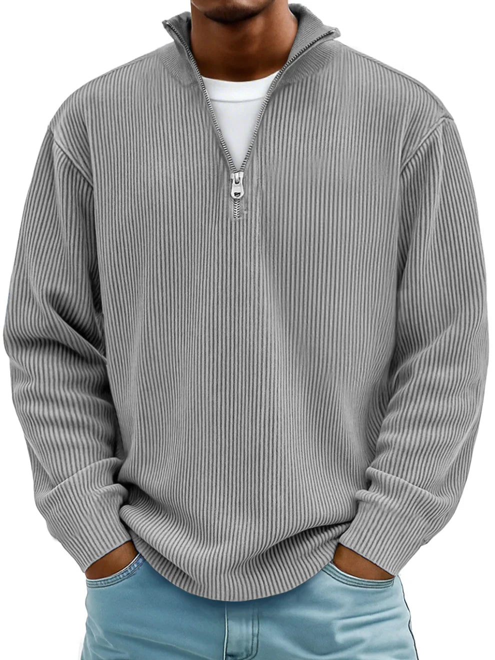 Daryon – Stylowy sweter z zamkiem