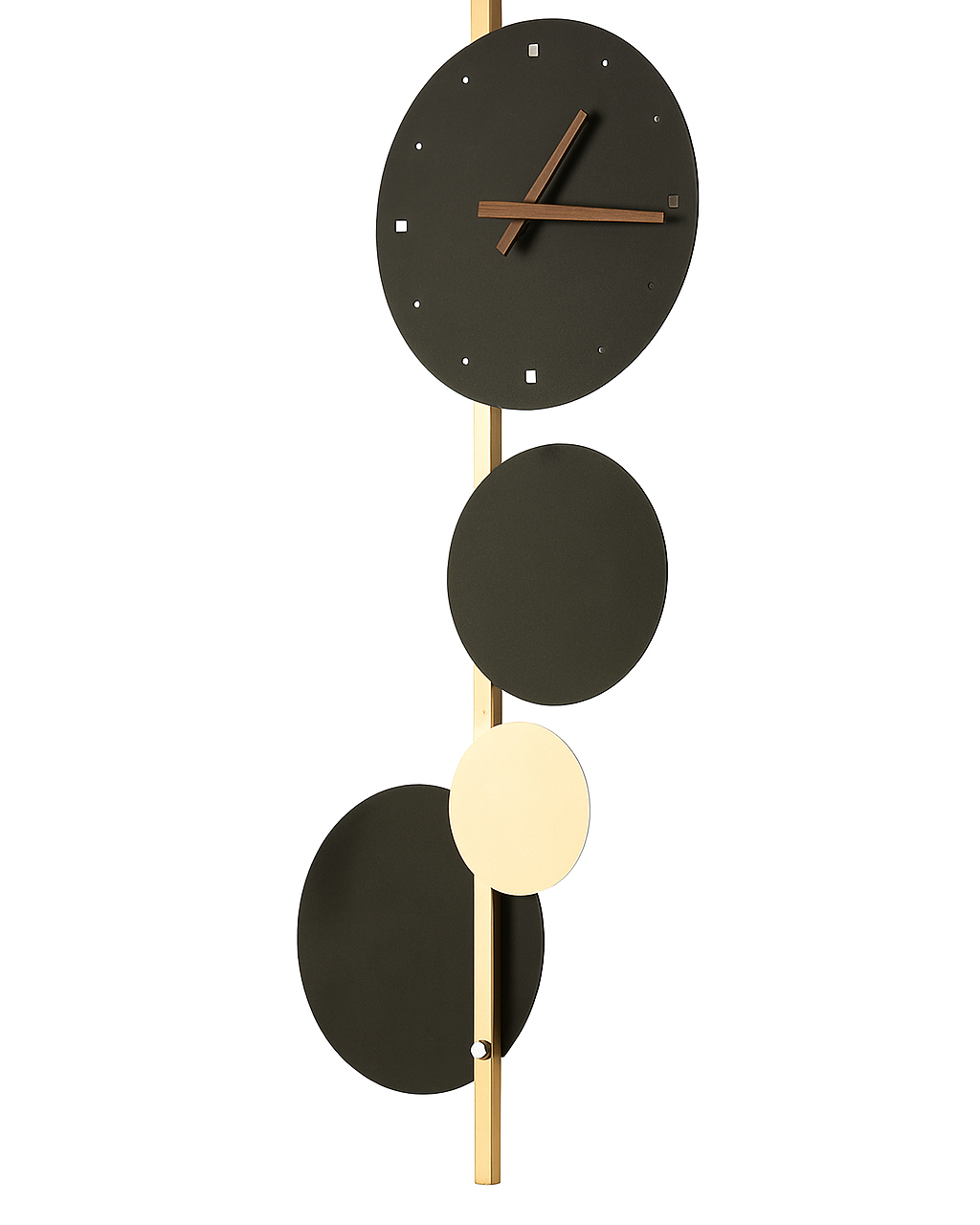 Nowoczesny Zegar Ścienny LED 30 cm – Minimalistyczny Zegar na Ścianę do Salonu i Sypialni