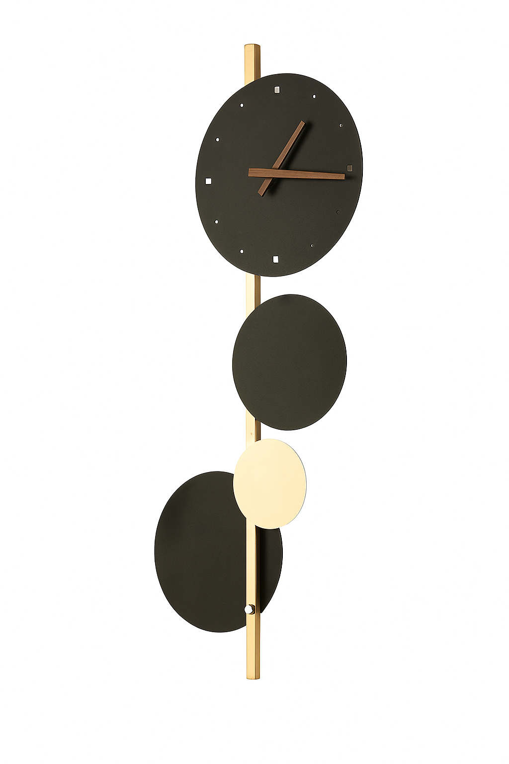 Nowoczesny Zegar Ścienny LED 30 cm – Minimalistyczny Zegar na Ścianę do Salonu i Sypialni