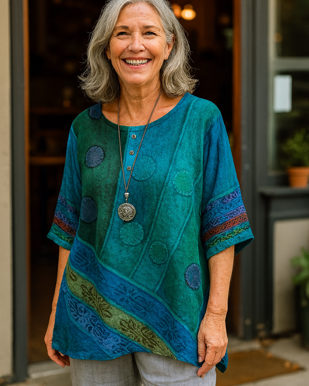 Zenobia – Zwiewny artystyczny top