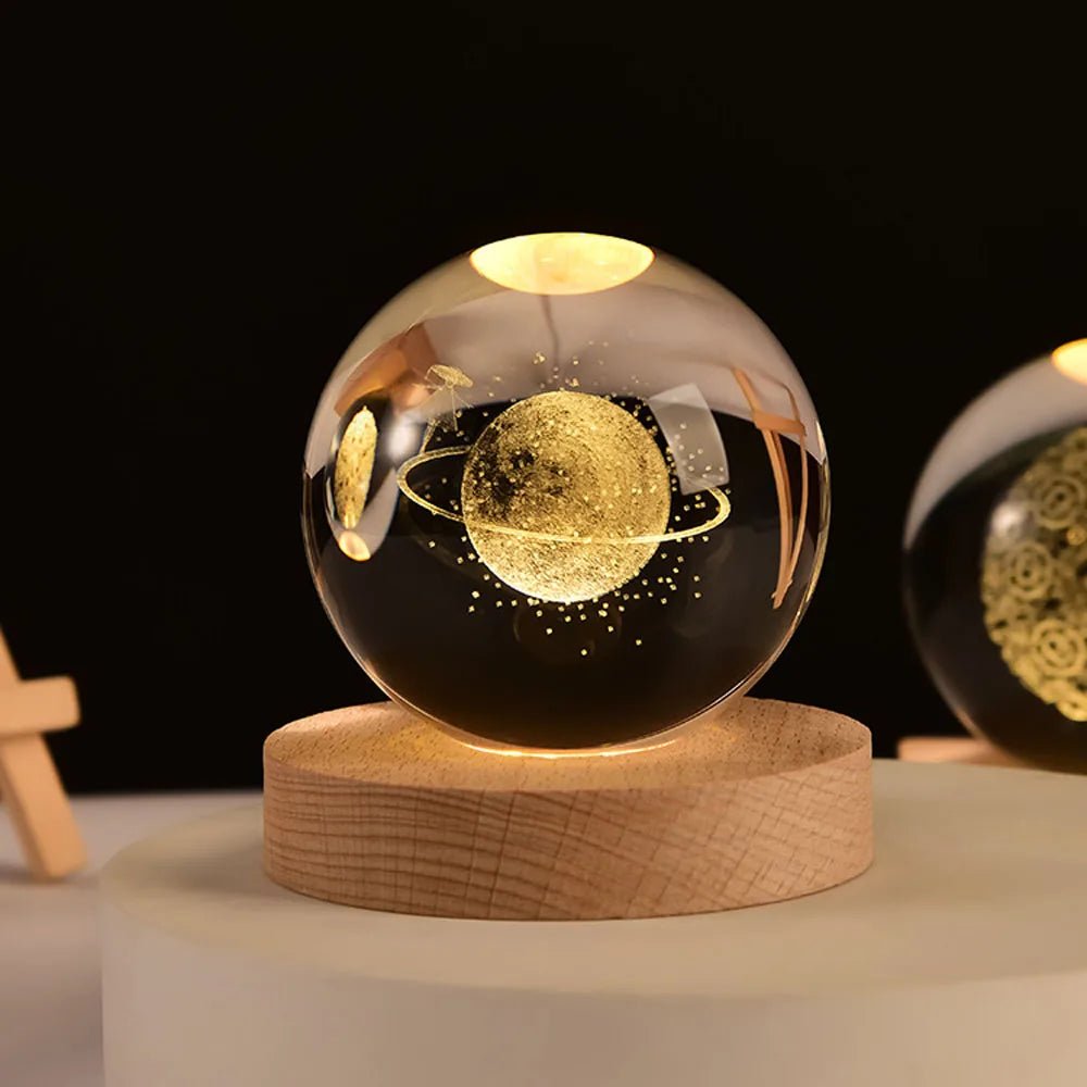 Dekoracyjna Kula 3D Układ Słoneczny Lampka LED Prezent