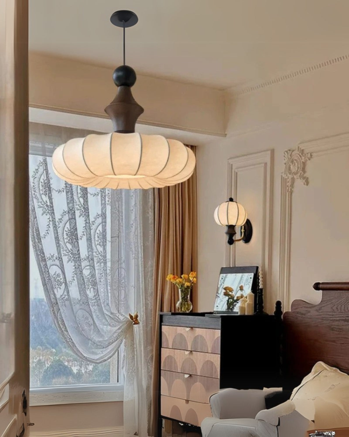 Dekoracyjna Lampa Wisząca LED W Stylu Retro Z Miękkim Ciepłym Światłem