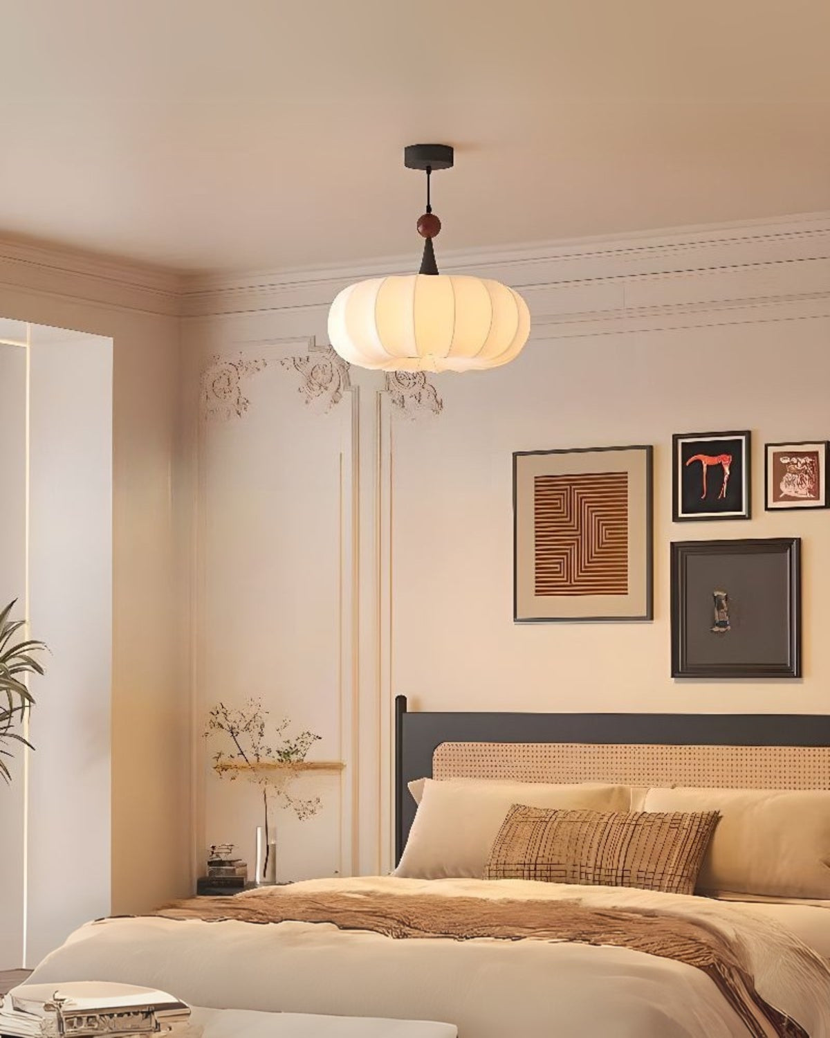 Dekoracyjna Lampa Wisząca LED W Stylu Retro Z Miękkim Ciepłym Światłem