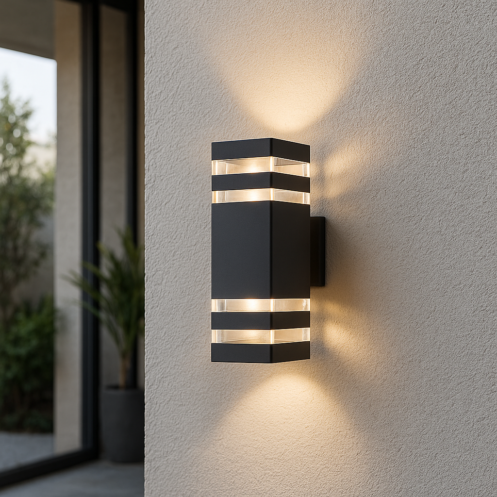 Dwukierunkowa Zewnętrzna Lampa Ścienna LED Nowoczesne Oświetlenie