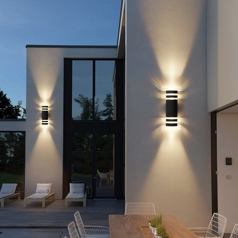 Dwukierunkowa Zewnętrzna Lampa Ścienna LED Nowoczesne Oświetlenie