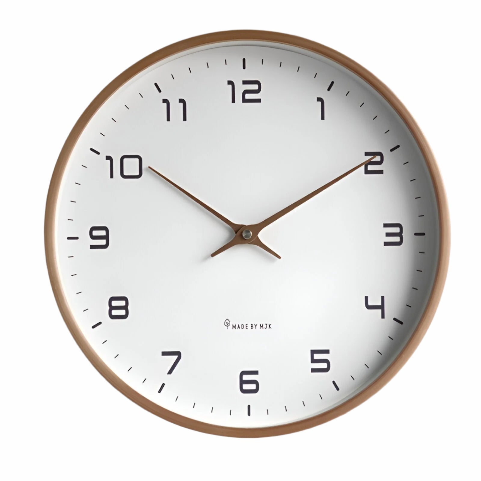 Elegancki Zegar Ścienny 30 cm z Drewna – Minimalistyczny Zegar na Ścianę do Salonu, Kuchni i Biura
