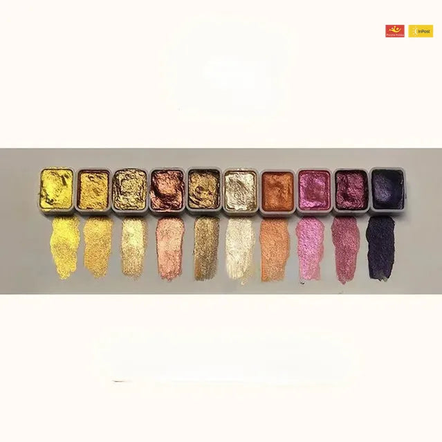 Kolorowy™ – Pudrowy Pigment Perłowy do Malowania Akwarelą