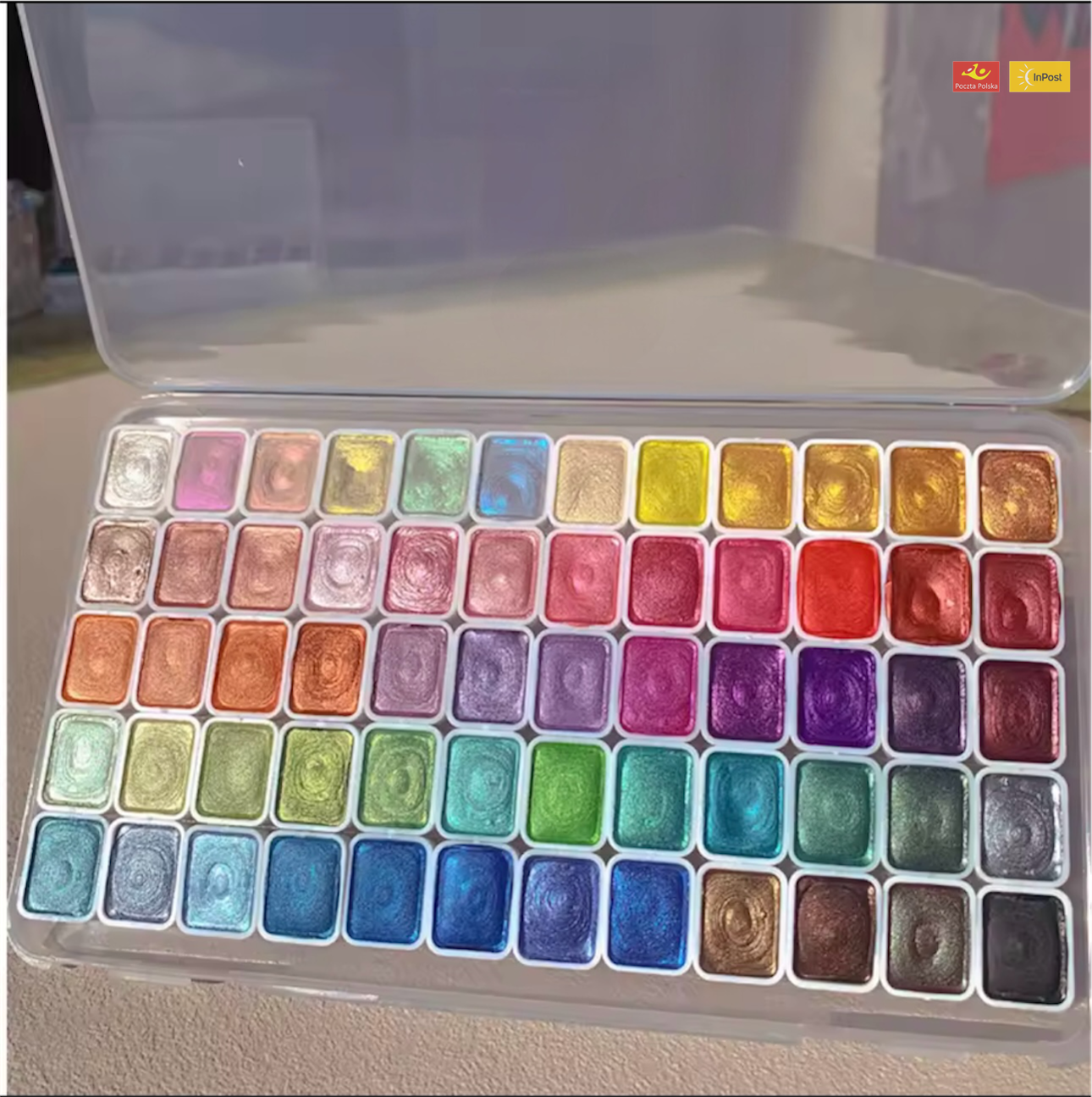 Kolorowy™ – Pudrowy Pigment Perłowy do Malowania Akwarelą