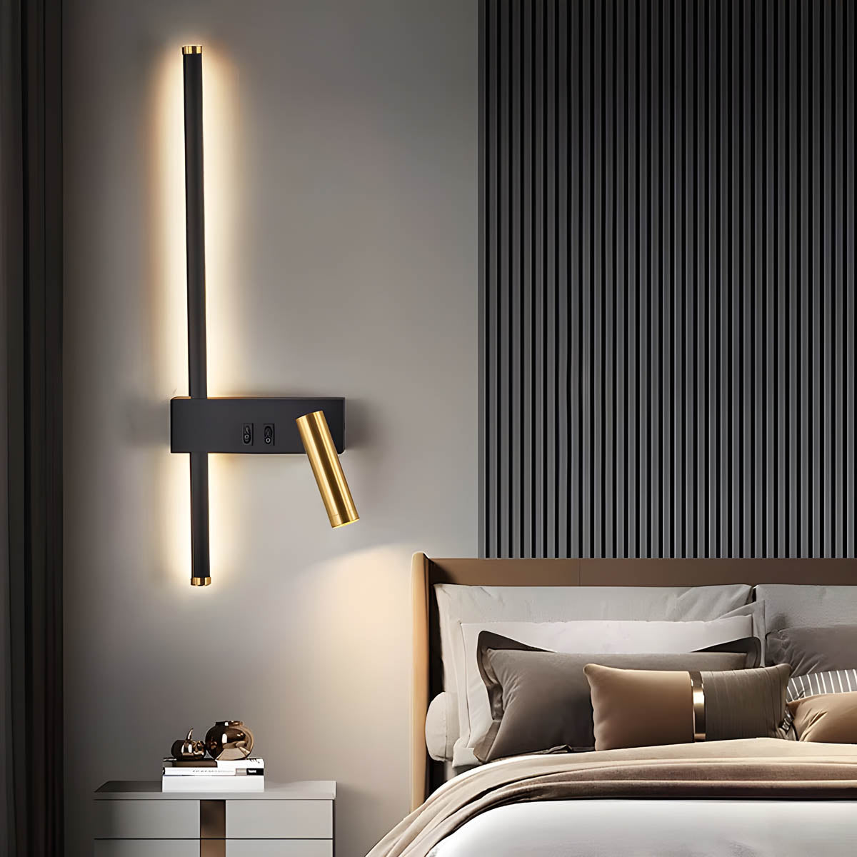 Kinkiet LED Nowoczesna Lampa Ścienna Minimalistyczna Z Punktem