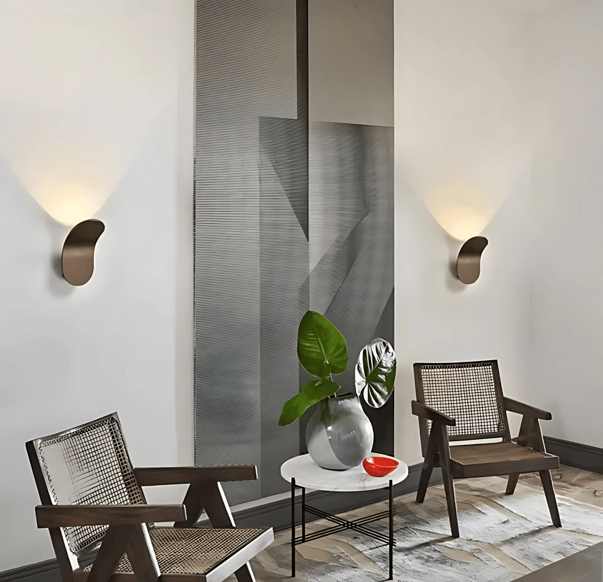 Kinkiet LED Nowoczesny Zagięty Design Ciepłe Światło