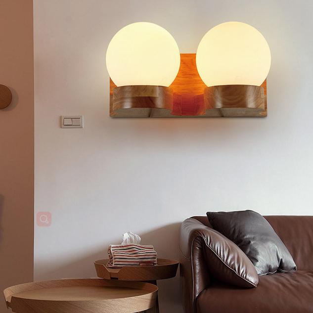 Kinkiet Ścienny Kula LED Nowoczesna Lampka